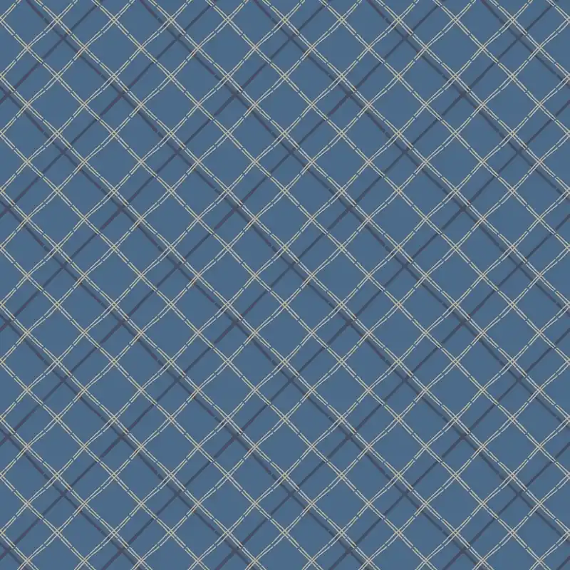 Close to My Heart Finishing Touches Criss Cross Plaid Bluejay Blue Kostenfreie Lieferung