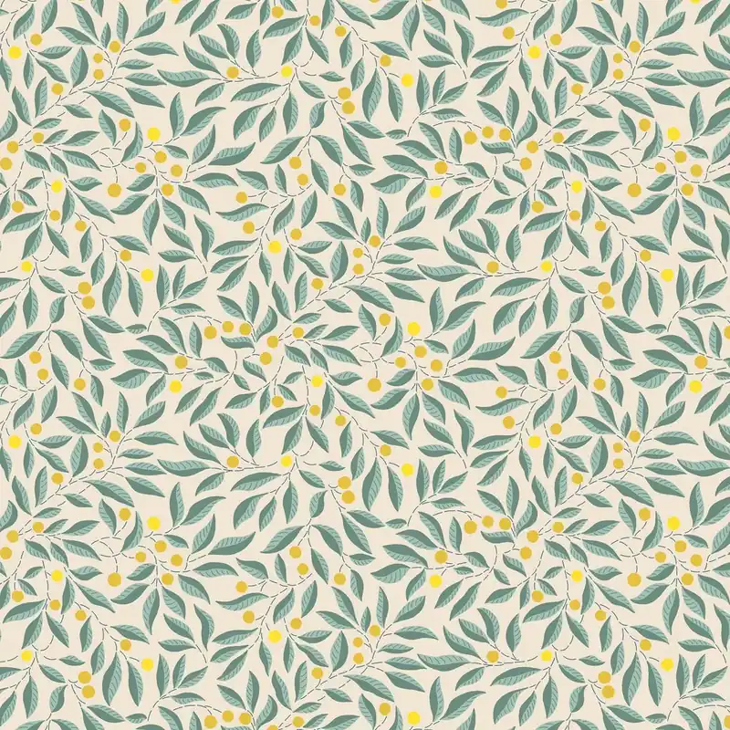 Finale Aktion Liberty London Quilting Cotton Craft Garden Willow Stitch teal