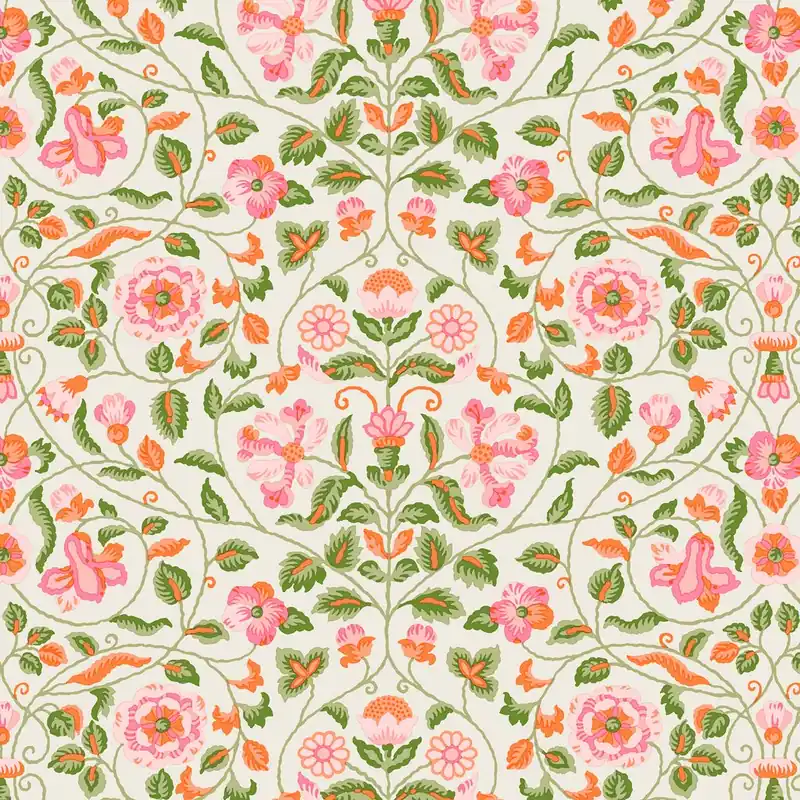 Schneller Versand Liberty London Quilting Cotton Craft Garden Tapestry Trail pink