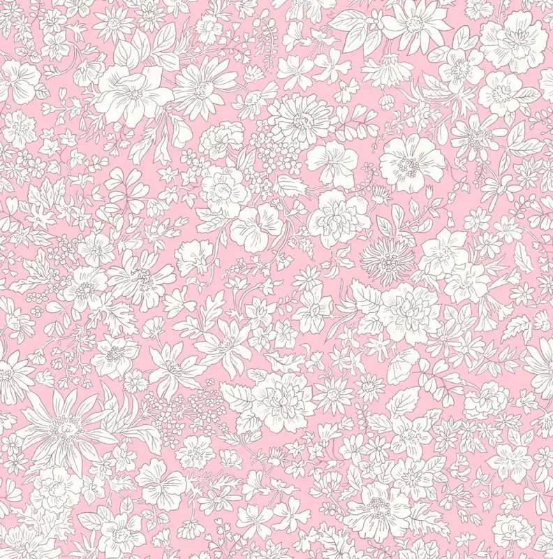 Liberty London Quilting Cotton The Emily Belle Candy Floss Kostenloser Versand