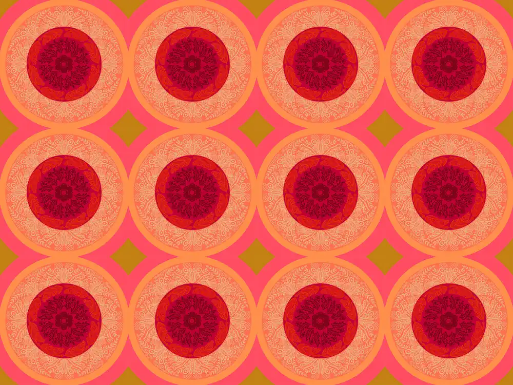 Anna Maria Parry Perennial Doily Taffy Billig