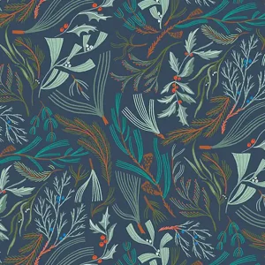 Schnäppchen Frosty Forage Rae Ritchie Dear Stella Fabric Foliage Quarts