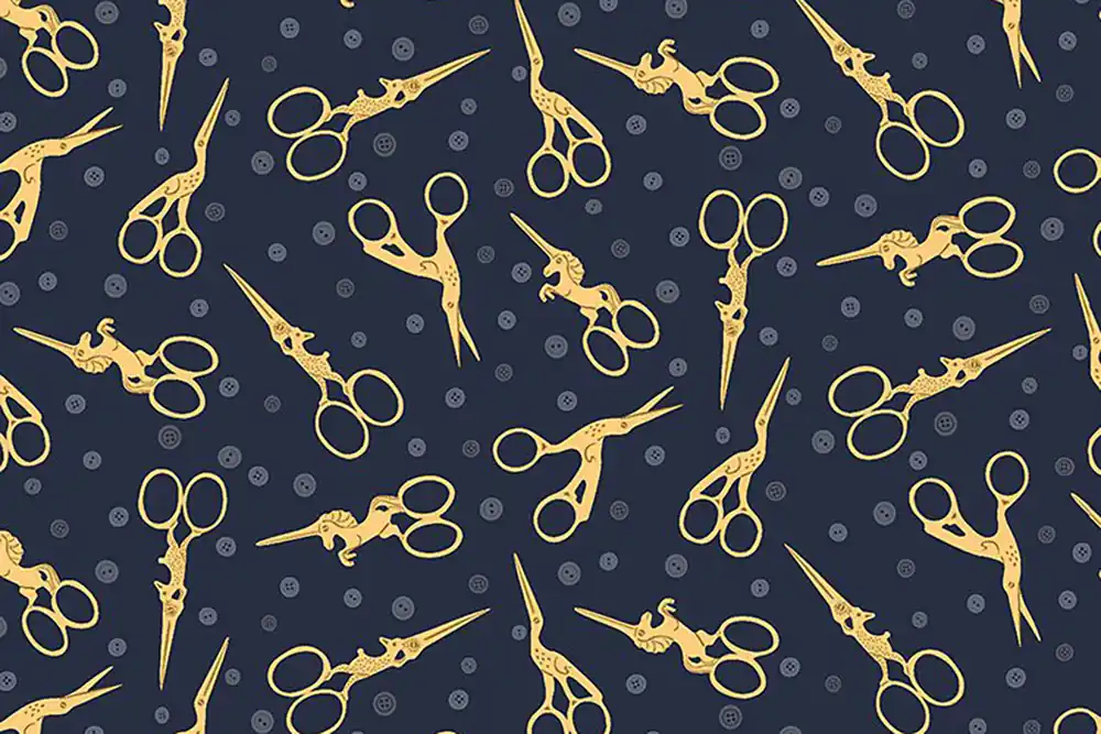 Sew on & Sew Forth Dear Stella Animal Scissors patriot Großhandel