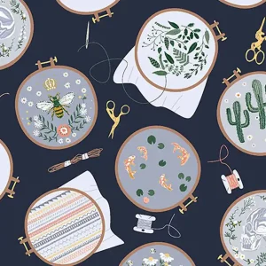 Sew on & Sew Forth Dear Stella Embroidery Hoops Patriot Wochenendangebot