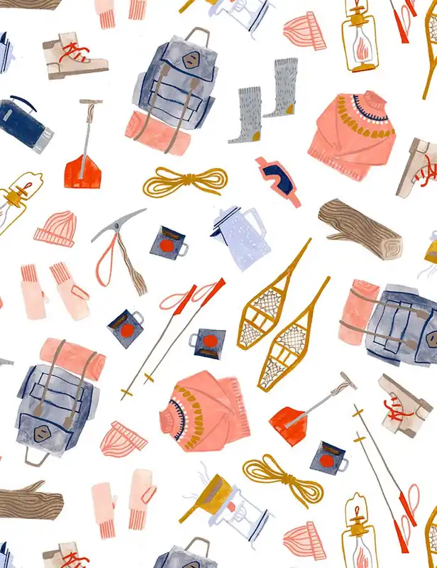 Nur Heute Wild Winter by Rae Ritchie – CAMPING SUPPLIES WHITE