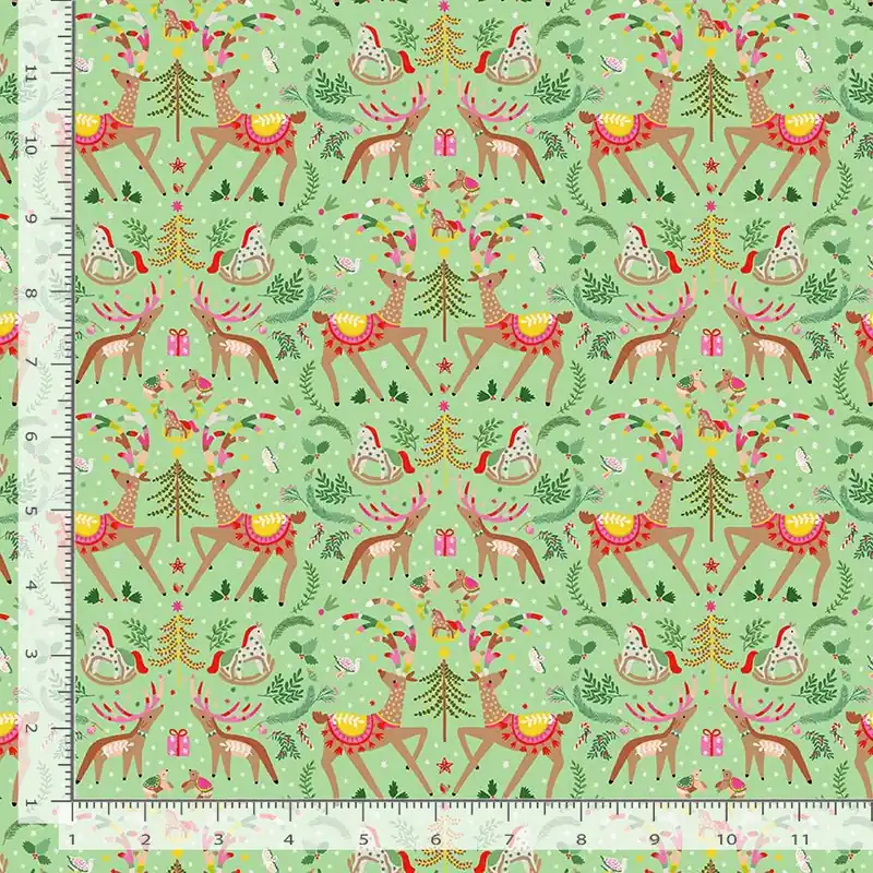 Jetzt Bestellen Dear Stella Fabrics Blitzened Feeling Pine Tendril