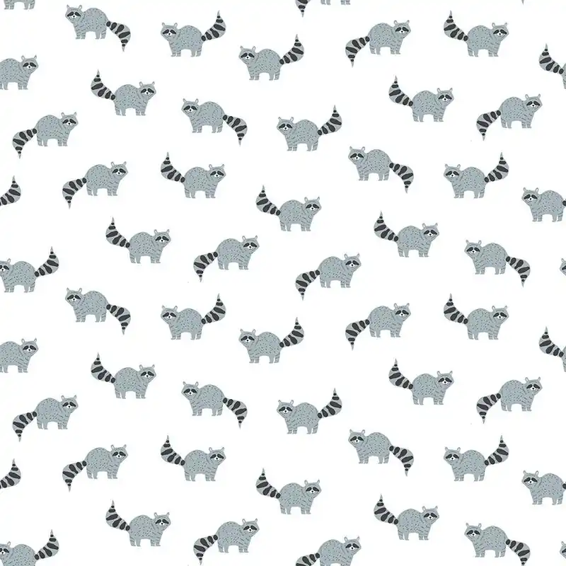 Dear Stella Fabrics Alphabet City Trash Pandas Günstig