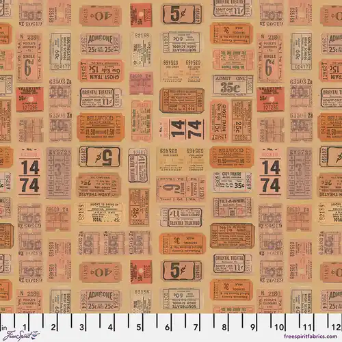 Tim Holtz Palette Orange Tickets Handgefertigt