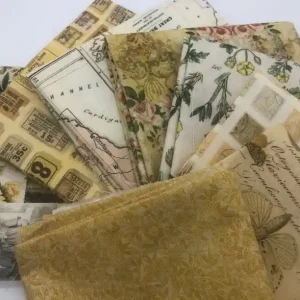 Fat Quarter Bundle Tim Holtz Palette yellow Schnäppchen