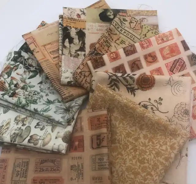 Fat Quarter Bundle Tim Holtz Palette orange Must-Have