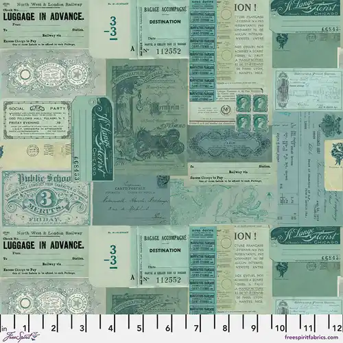 Sale Tim Holtz Palette Teal Ephemera