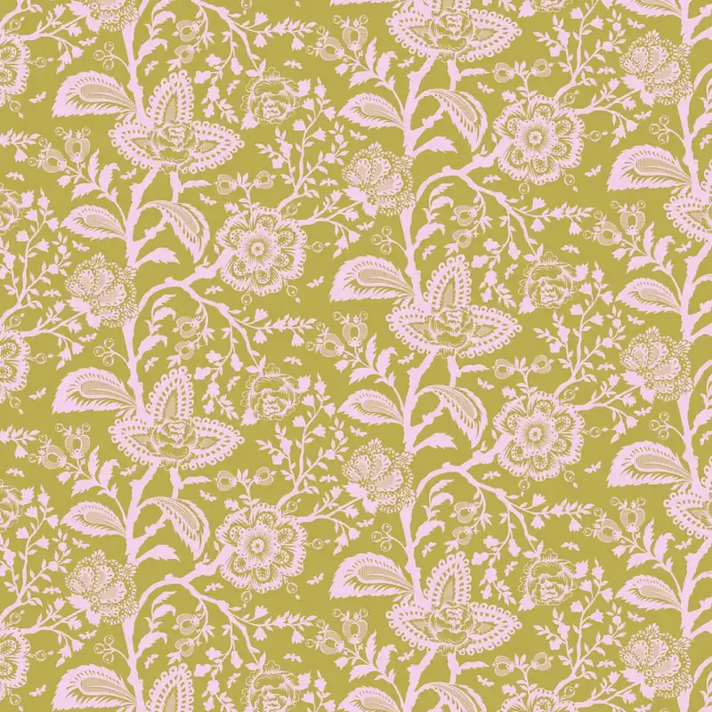 Premium Tula Pink Parisville Deja Vue French Lace Hazelnut