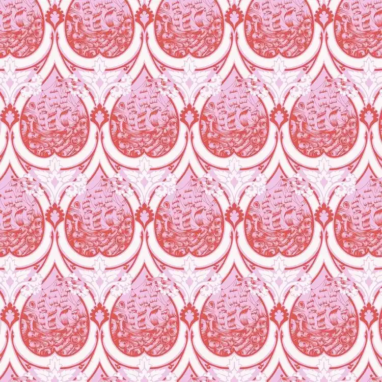 Schneller Versand Tula Pink Parisville Deja Vue Sea of Tears melon