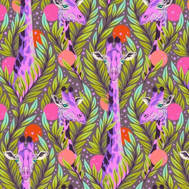 Tula Pink Everglow Neck for Days Mystic Ab Werk