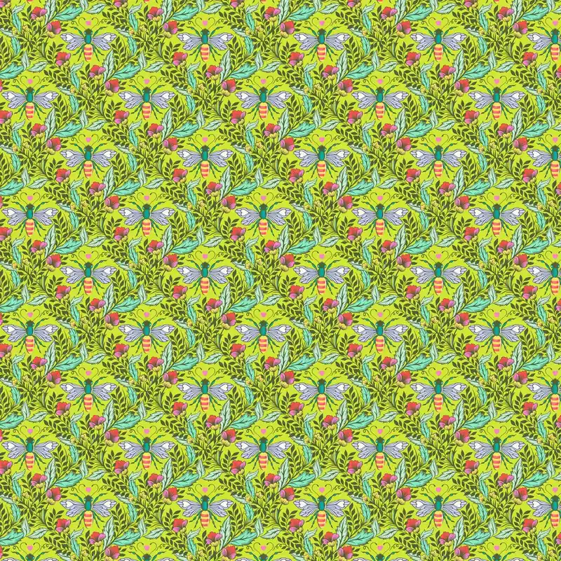 Aktuell Tula Pink Full Moon Forest II Shake your Honey Maker Enchanted