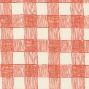 Limited Edition Gingiber Birdsong Hand Drawn Plaid cardinal