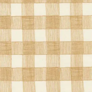 Gingiber Birdsong Hand Drawn Plaid Sunshine Schneller Versand