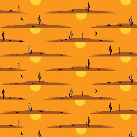 Mega-Angebot Birch Popeline Charley Harper The Desert at Dusk