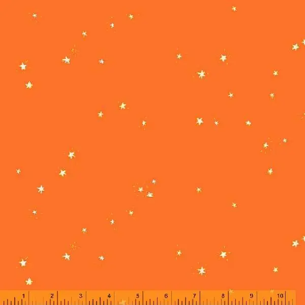 Begrenztes Angebot Heather Ross Lucky Rabbit Hand Drawn Stars Red Orange