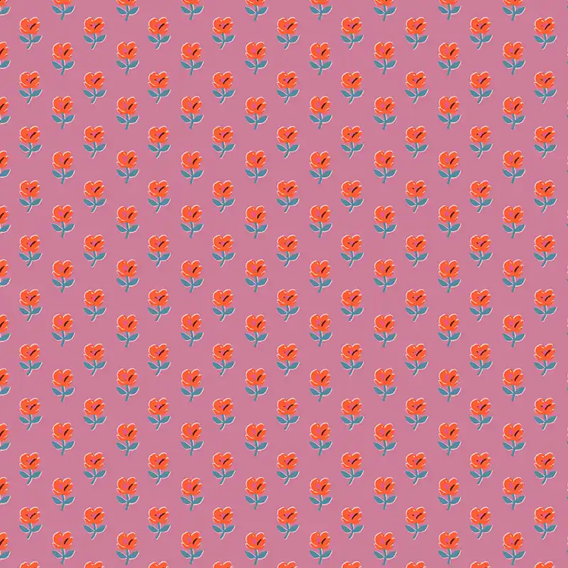 Highlight Heather Ross Country Mouse Provence Grape