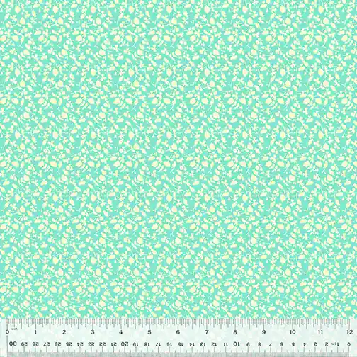 Must-Have Heather Ross Country Mouse Fresh Calico Aqua