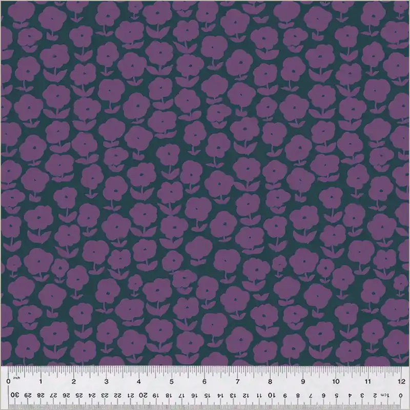 Top-Qualität Heather Ross Ruby and Bee Blenders Puffy Daisy Salvia