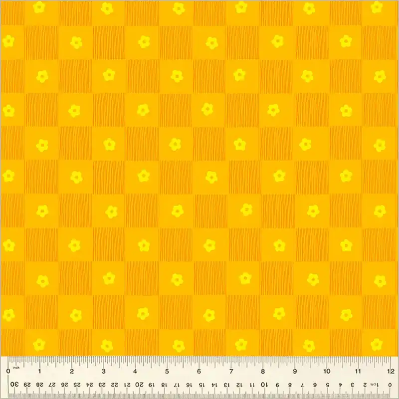 Aktuell Heather Ross Ruby and Bee Blenders Footpath Sunshine