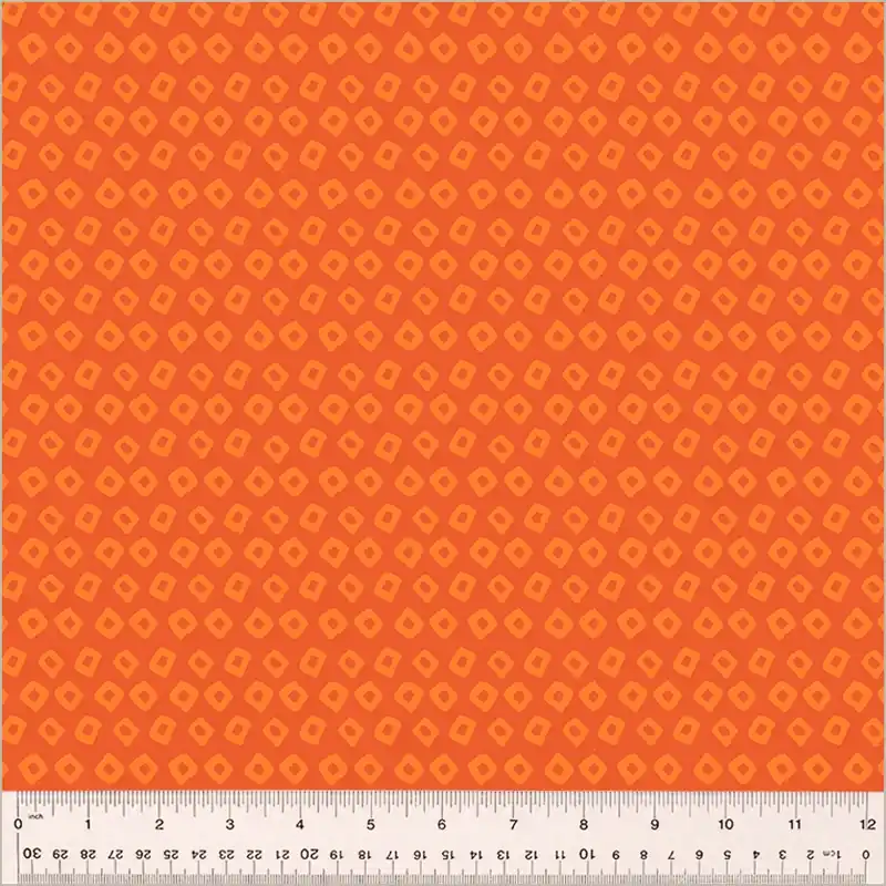 Rabatt Heather Ross Ruby and Bee Blenders Shibori Mandrain/Marigold