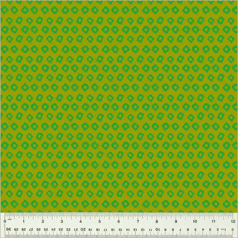 Must-Have Heather Ross Ruby and Bee Blenders Shibori Avocado/Agave