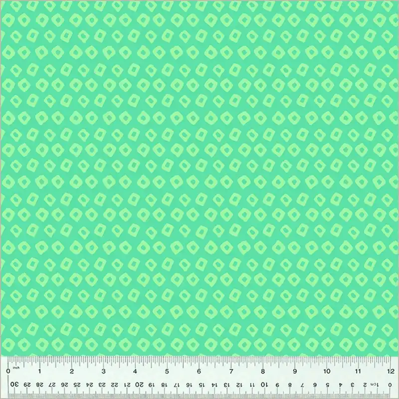 Bestseller Heather Ross Ruby and Bee Blenders Shibori Aquamarine/Seaglass