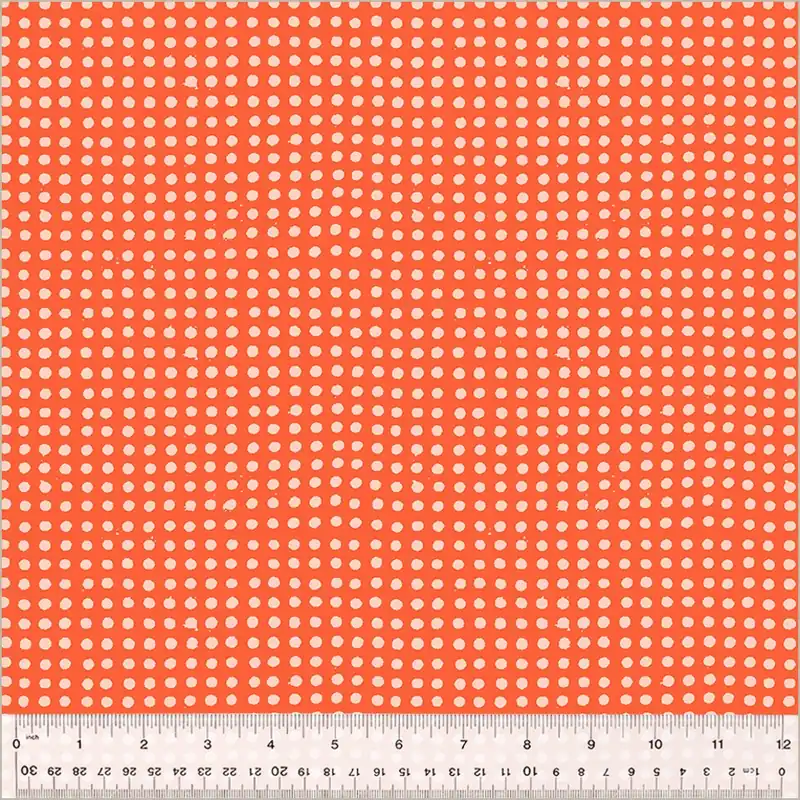 Geld-Zurück-Garantie Heather Ross Ruby and Bee Blenders Dots Delphinium/Blush