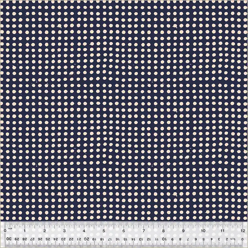 Original Heather Ross Ruby and Bee Blenders Dots Night Sky/Blush