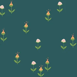 Bestseller Monaluna Vintage74 Clover on Teal