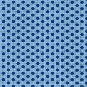 Tilda Medium Dots Denim Blue Premium