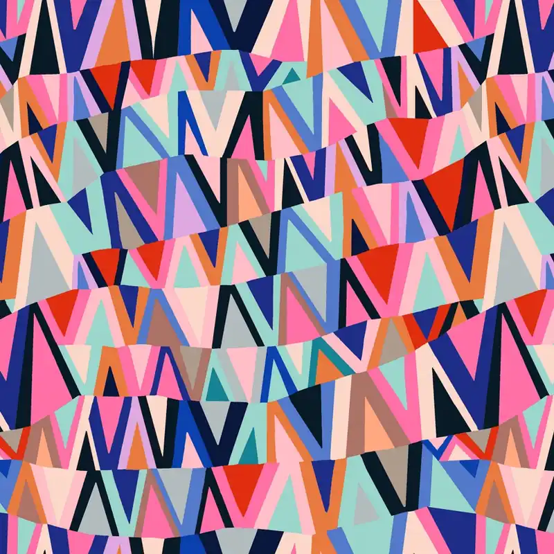 Top-Seller Annabel Wrigley Kaleidoscope Wavelength Majorelle Blue