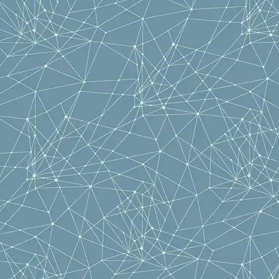 Garantierte Lieferung Fabric from the Attic by Giucy Guice – Little String Theory Powder Blue