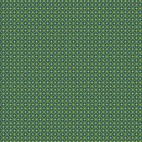 Fabric from the Attic by Giucy Guice – Matrix Kingfisher Bird Hochwertig