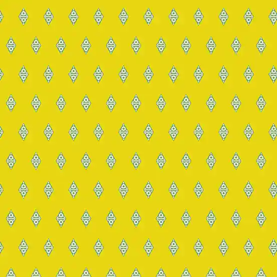 Fabric from the Attic by Giucy Guice – Alien Diamond Gooseberry Sale