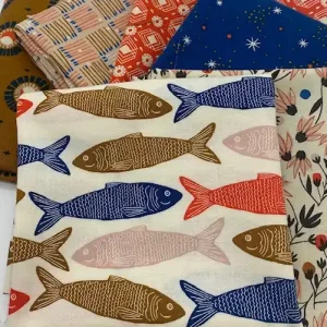 Neue Kollektion Fat Quarter Set Riverbank red