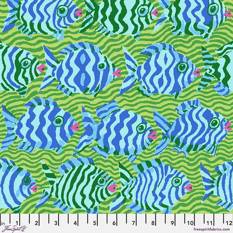 Sofort Bestellen Kaffe Fassett Collective Brandon Mably Minnows Lime