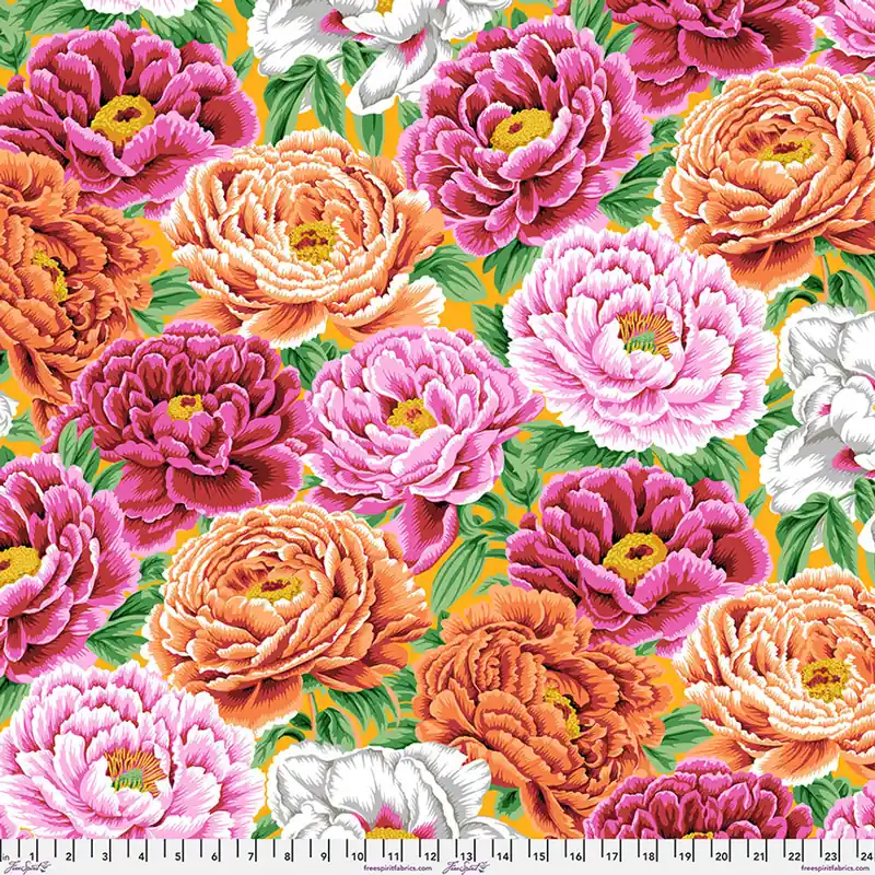 Kaffe Fassett Collective Philip Jacobs Tibetan Peony Warm Sale