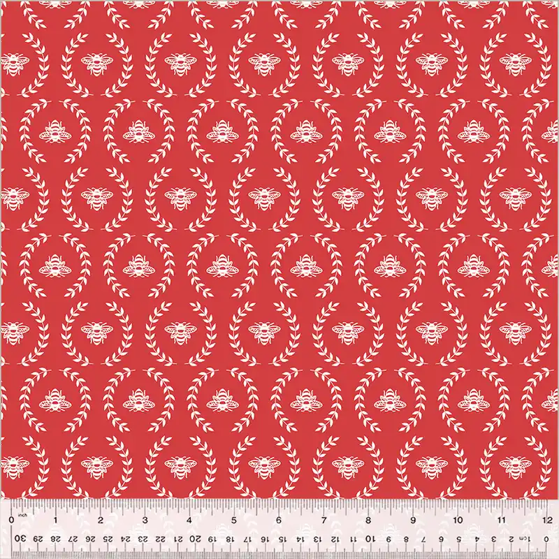 Clover & Dot Allisson Harris Cluck Cluck Sew Bee Red Rabatt