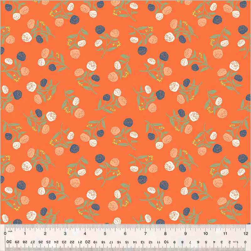 Clover & Dot Allisson Harris Cluck Cluck Sew Clover Orange Handgefertigt