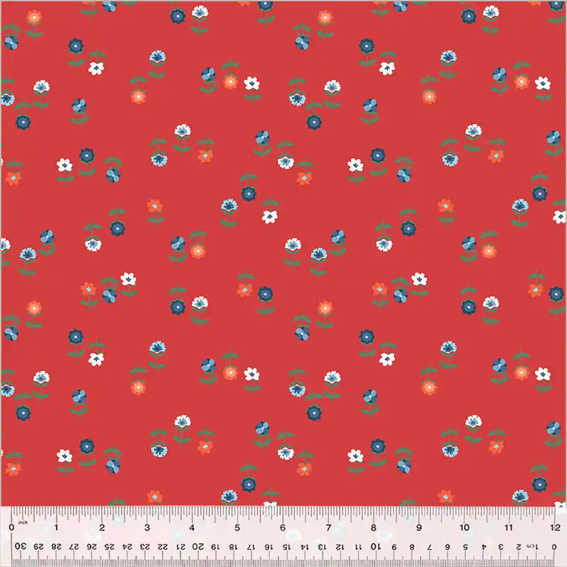 Premium Clover & Dot Allisson Harris Cluck Cluck Sew Posies Red