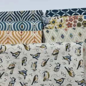 Hochwertig Fat Quarter Set BasicGrey Nutmeg