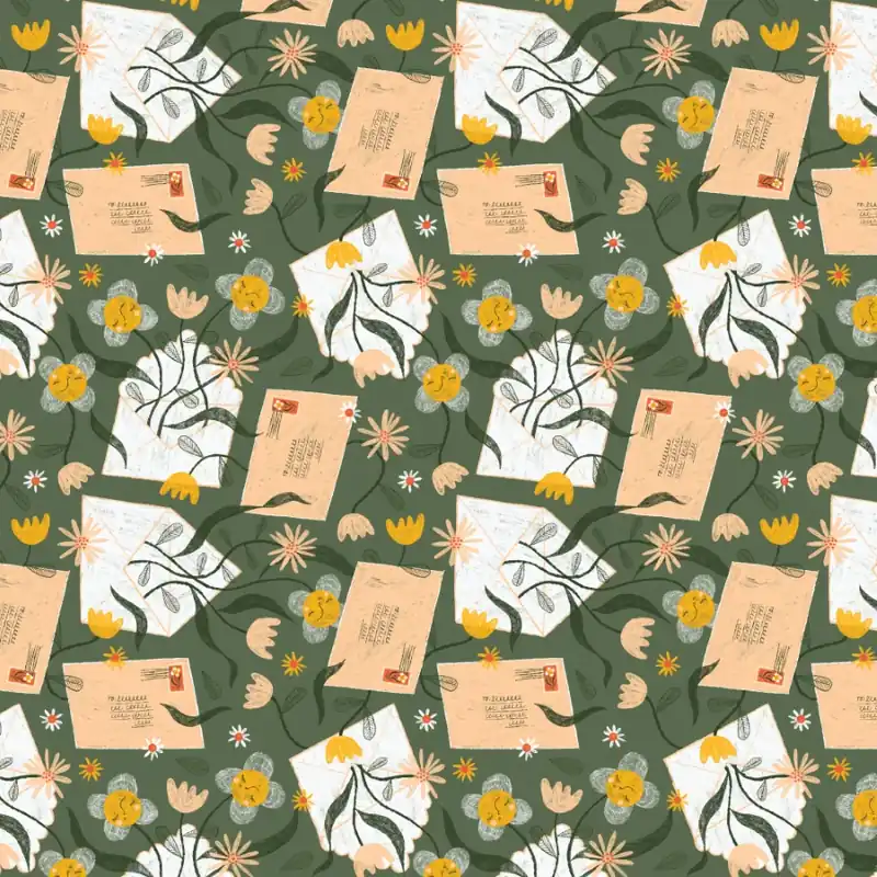 Cloud9 Snail Mail by Meenal Patel Love Letters Green Bestseller