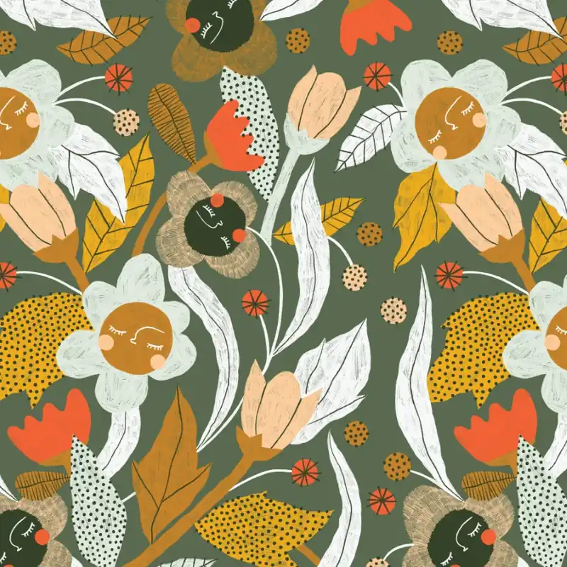 Geld-Zurück-Garantie Cloud9 Snail Mail by Meenal Patel Slow Growing Night Green