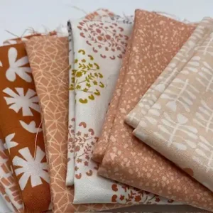 Fat Quarter Set Karen Lewis Conway cottage apricot Geld-Zurück-Garantie