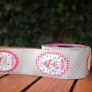 Webband Weihnachtsbaum grau Nur Für Kurze Zeit