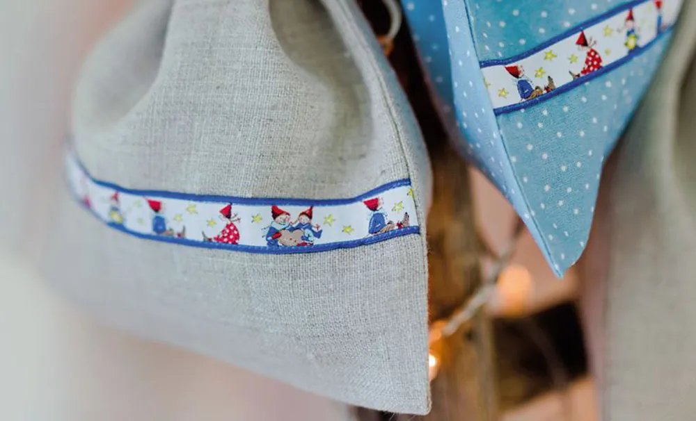 Gratis Versand Webband Pippa und Pelle unterm Sternenzelt